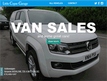 Tablet Screenshot of littlecopsegarage.co.uk